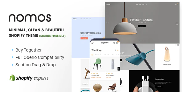 Nomos - 轻型干净美丽电子商务Shopify主题