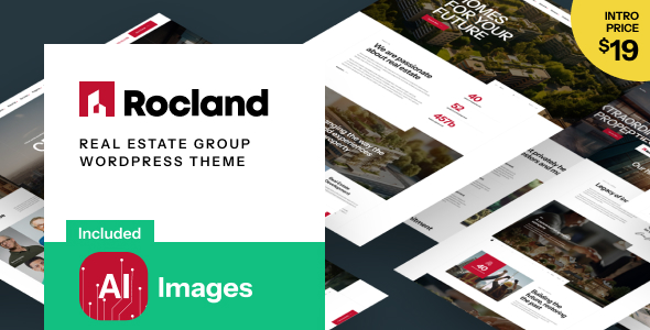  Roland - WordPress template for real estate leasing and real estate sales website