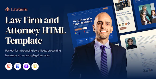  LawGuru - Legal Aid Law Firm HTML5 Template