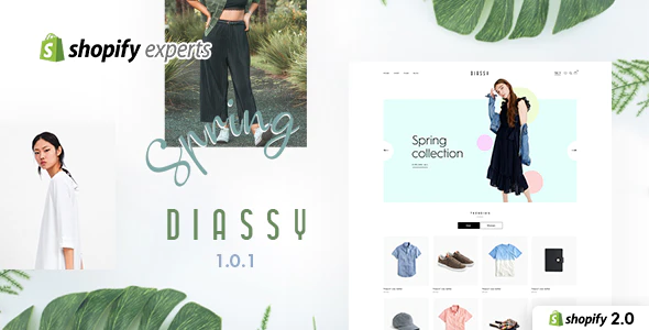 Diassy - 响应式鞋服网站电子商务Shopify模板