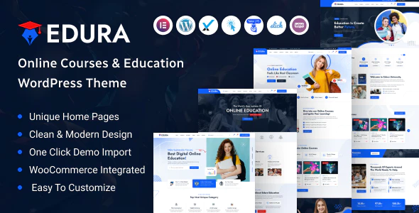 Edura - 网课线上教育培训网站课程WordPress模板