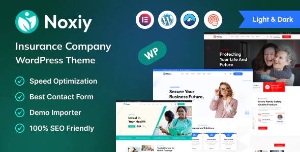  Noxiy - Responsive insurance finance company website WordPress template