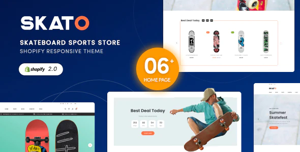  Skato - Shopify 2.0 template of sports equipment e-commerce foreign trade website