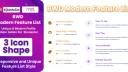 BWD Modern Feature List Addon For Elementor - 创意元素编辑器模块插件