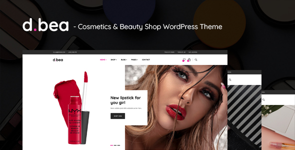  DBea - Cosmetic shop Cosmetic products shop WordPress theme