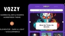  Vozzy - WordPress template for modern neo barbarism blog website