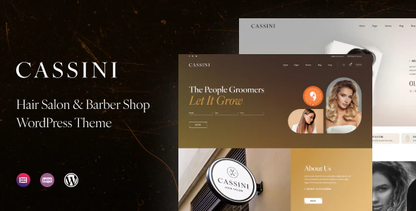  Cassini - Hair Salon Barber Shop Beauty Products Store WordPress Theme