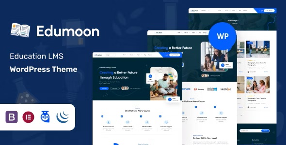  Edumoon - WordPress theme of interactive courses of education and training institutions