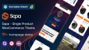 Sapa - WooCommerce 产品展示着陆页网站WP模板